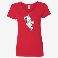 Ladies' Heavy Cotton™ V-Neck T-Shirt Thumbnail