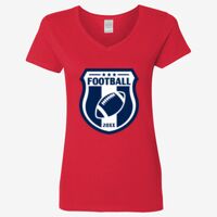 Ladies' Heavy Cotton™ V-Neck T-Shirt Thumbnail